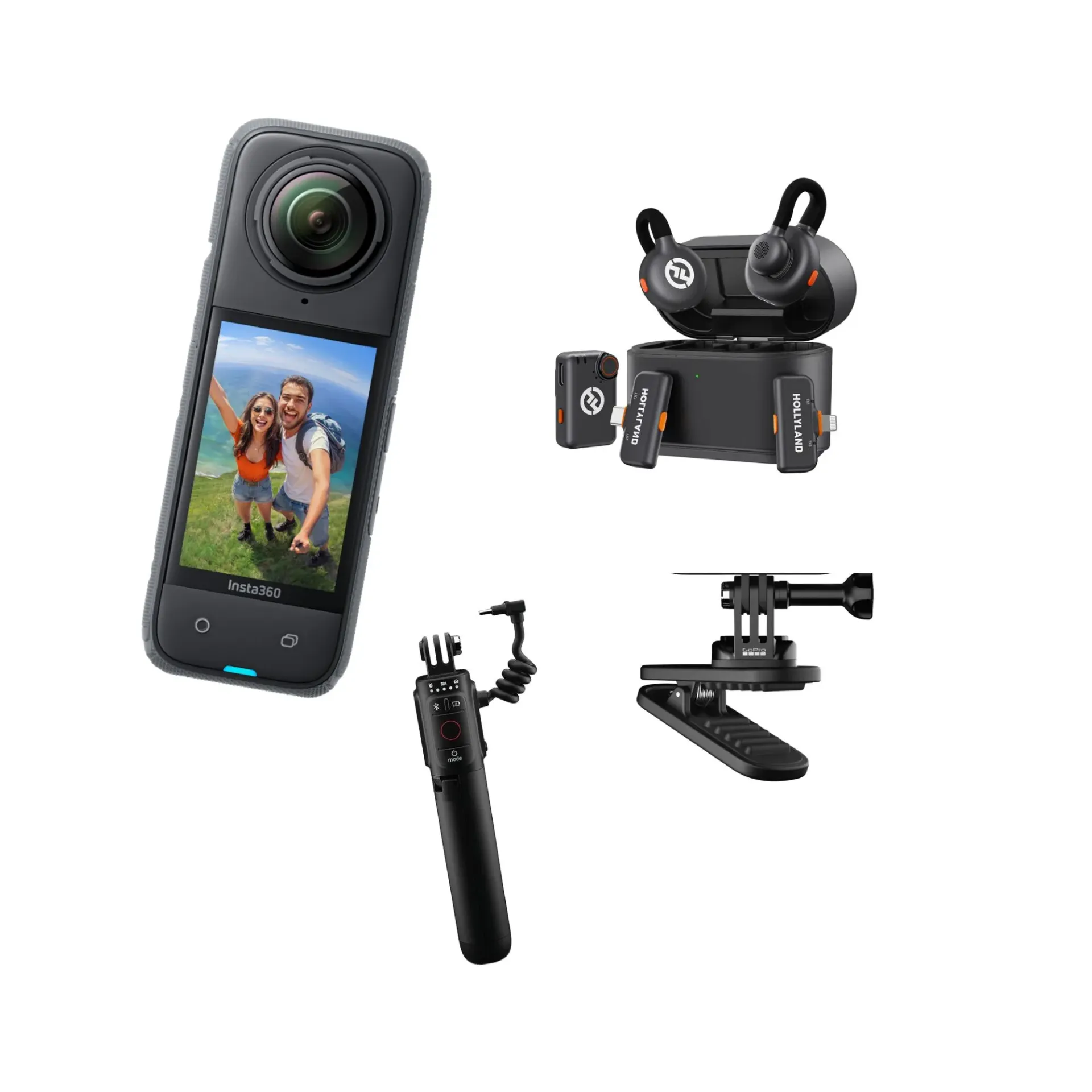 Travel Bundle of Insta360 X4 with Pro Audio Version